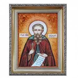 Янтарная икона Святой Максим Исповедник 40x60 см Янтарная икона Святой Максим Исповедник 40x60 см - фото