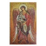 Янтарная икона Святой Архангел Гавриил 60x80 см