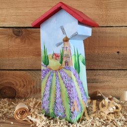 Изысканный подарок (элитные подарки), «Домик счастья» ручная работа, (7,28), 26 см Изысканный подарок (элитные подарки), «Домик счастья» ручная работа, (7,28), 26 см - фото