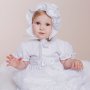 Платье Варечка белое с панталончиками (804)