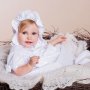 Платье Варечка белое с панталончиками (804)