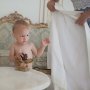 Крыжма Маленький Джентельмен белая + вышивка крестика(1001)