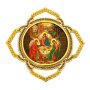 Накладка на митру из латуни