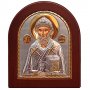 Икона Святой Спиридон Тримифунтский 8x10 см (арка) Греция