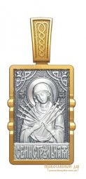Образок «Божия Матерь «Семистрельная» Образок «Божия Матерь «Семистрельная» - фото
