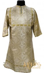 Стихарь детский, 80-160 см, парча Стихарь детский, 80-160 см, парча - фото
