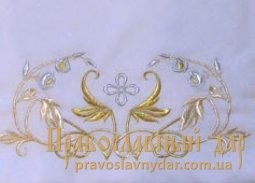 Подризник габардиновый с вышивкой 041 Подризник габардиновый с вышивкой 041 - фото