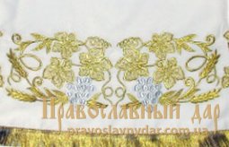 Подризник габардиновый с вышивкой 081 Подризник габардиновый с вышивкой 081 - фото